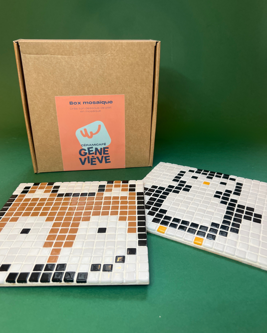 Children's mosaic box