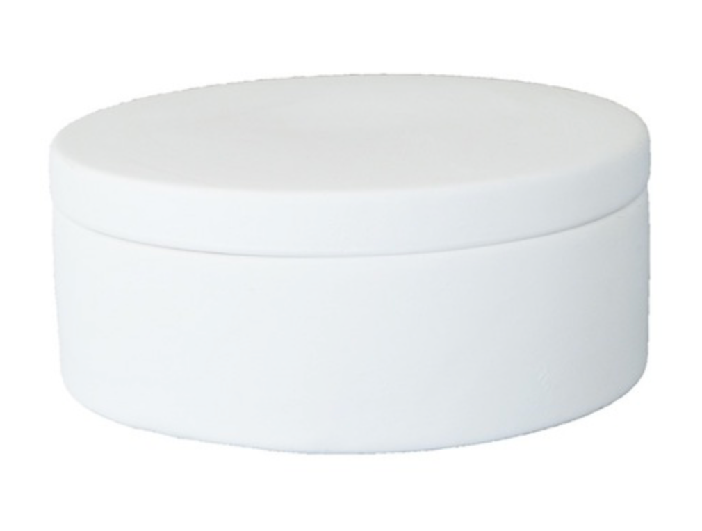 Ceramic to decorate - Round box