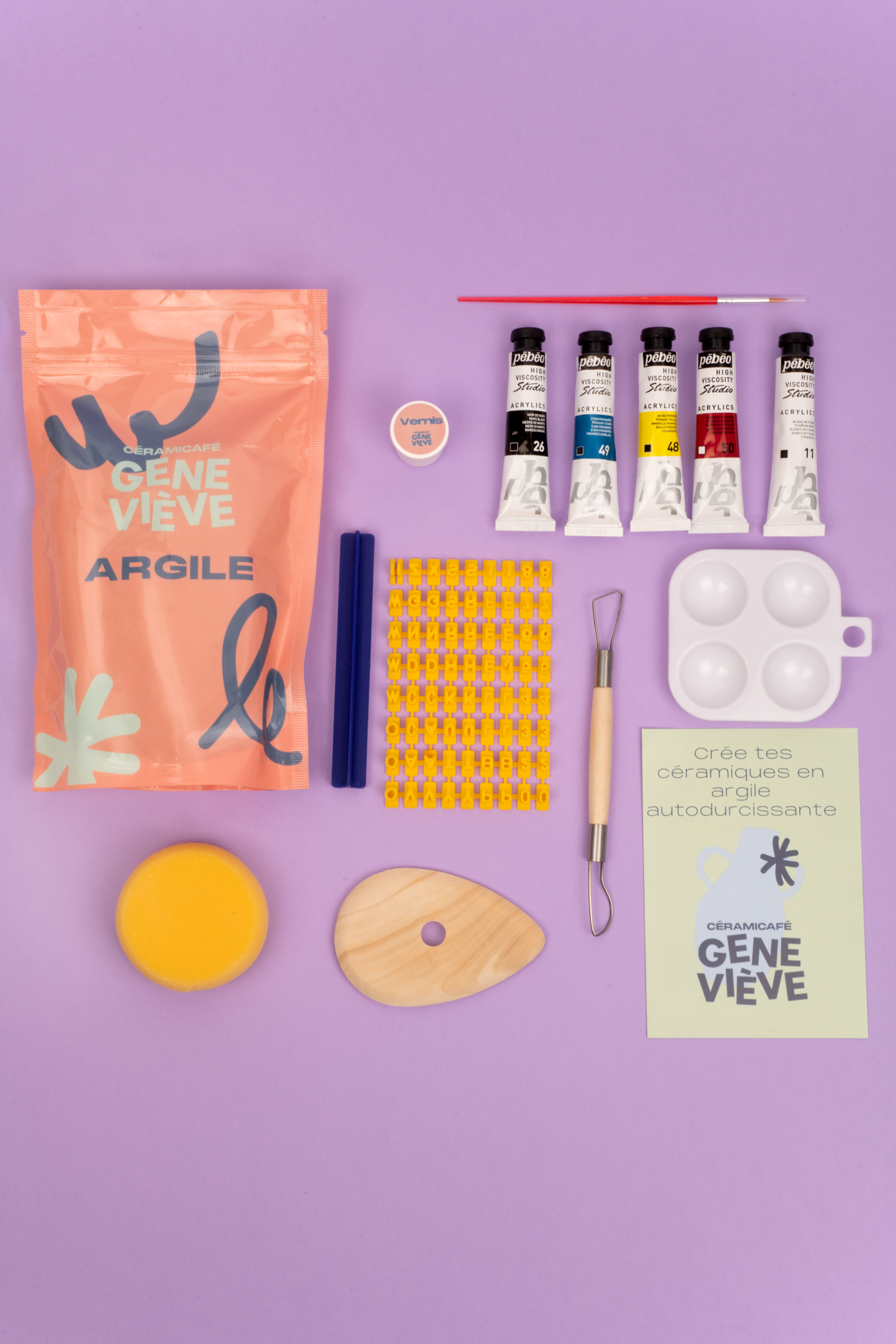 Box modelage - Argile autodurcissante & peintures