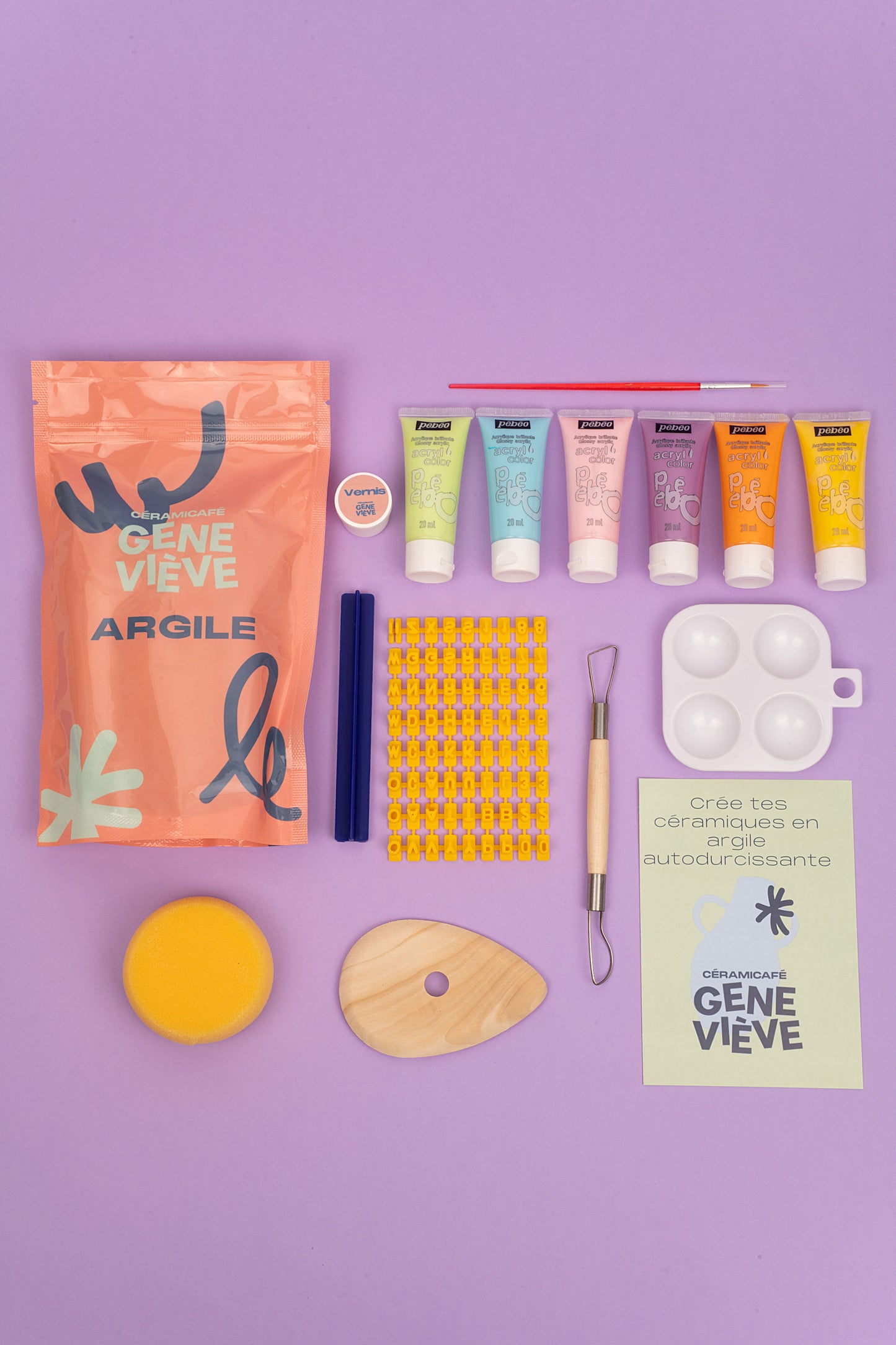 Box modelage - Argile autodurcissante & peintures