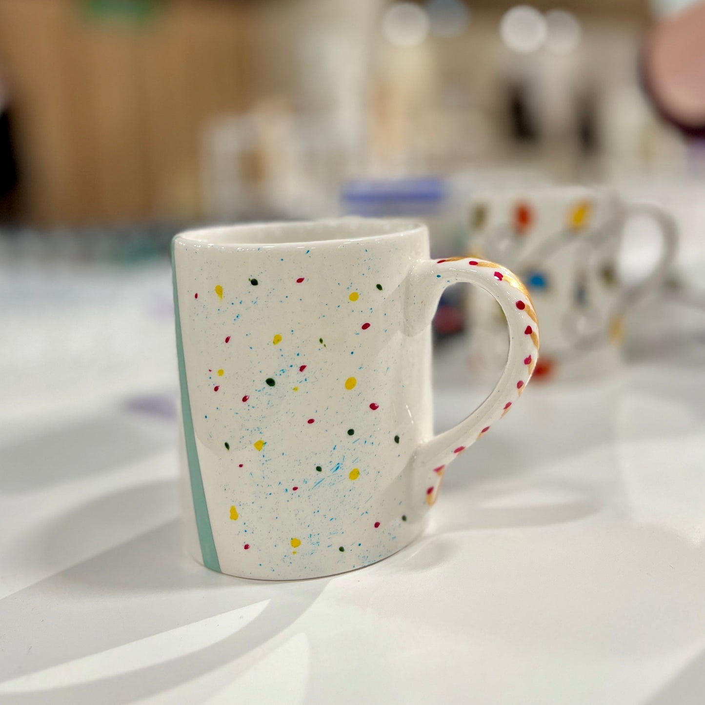 Duo de mugs à décorer - Peinture sur émail sans four de potier