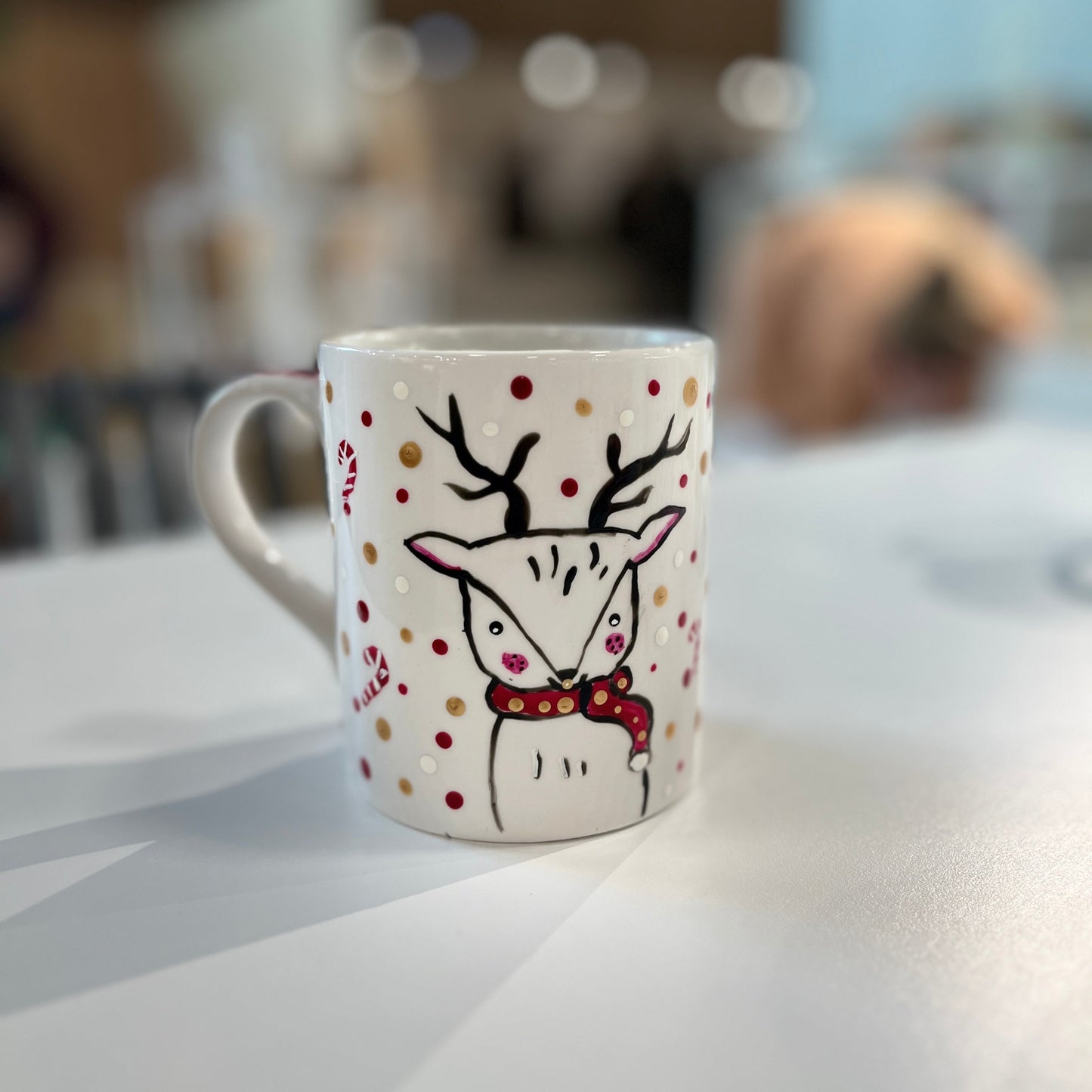 Duo de mugs à décorer - Peinture sur émail sans four de potier