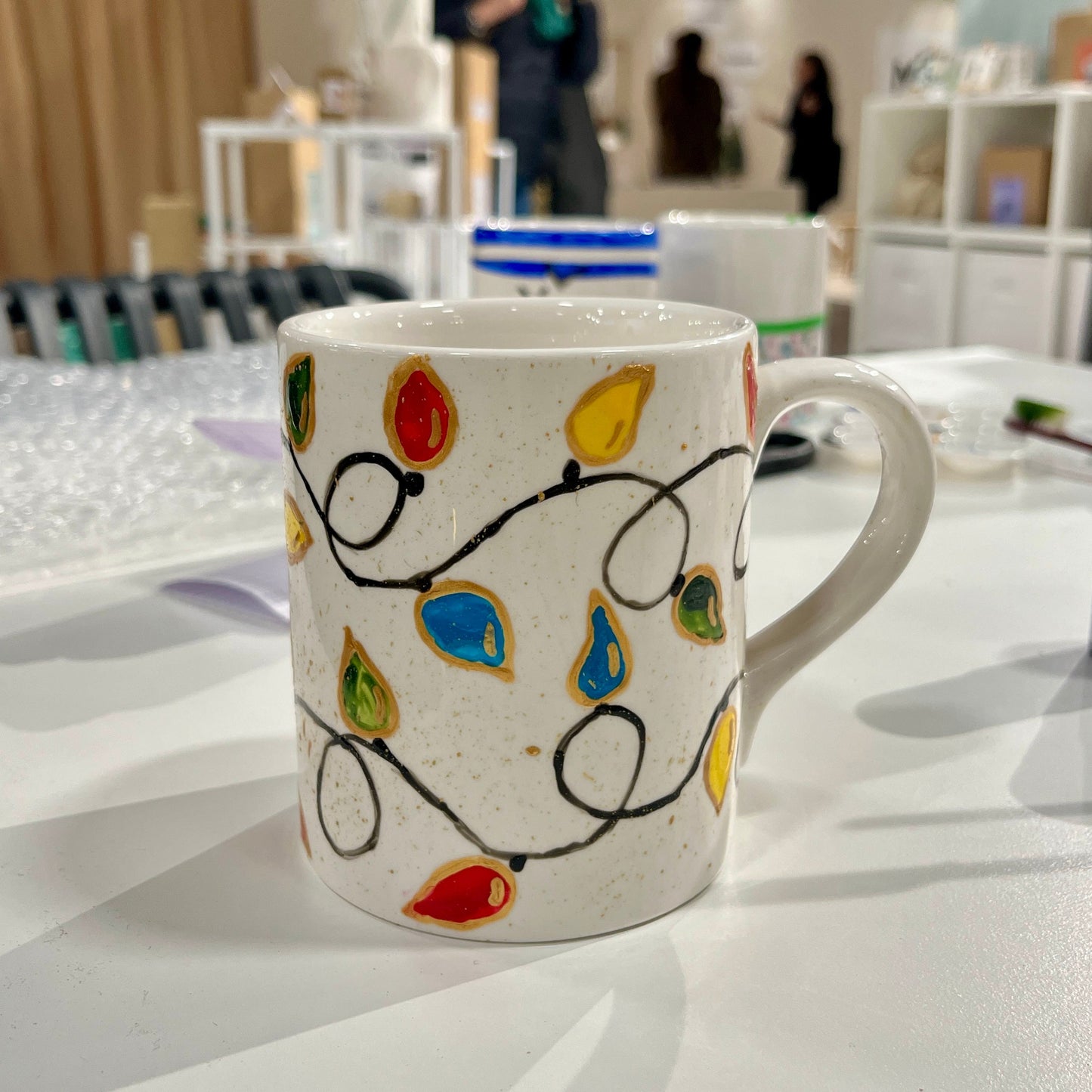Duo de mugs à décorer - Peinture sur émail sans four de potier