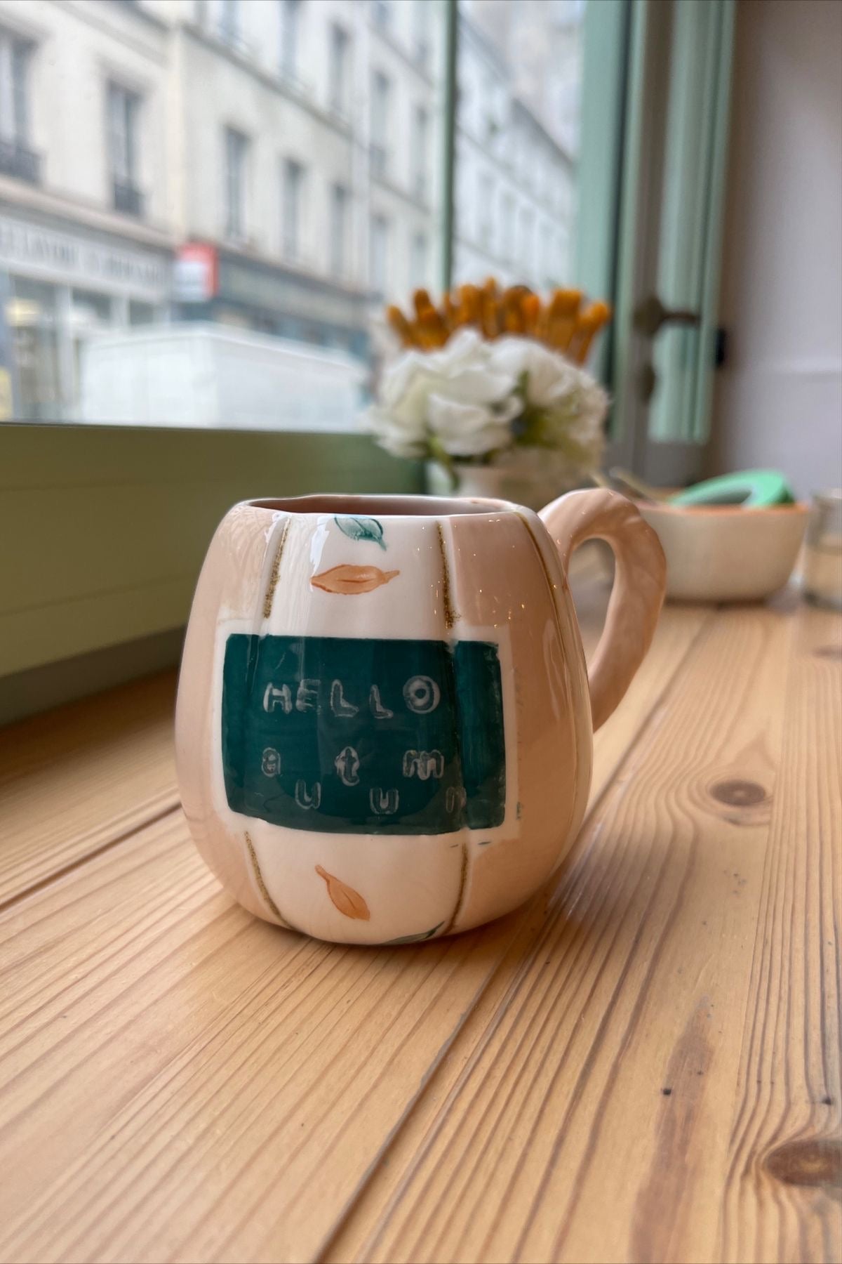 Ceramic to decorate - Pumpkin mug
