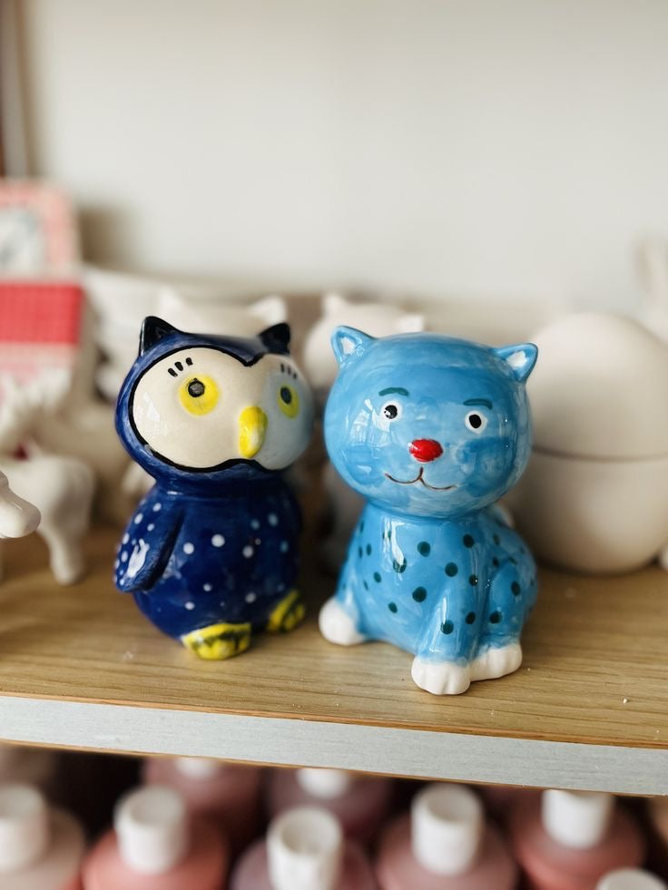Ceramic to decorate - Owl figurine