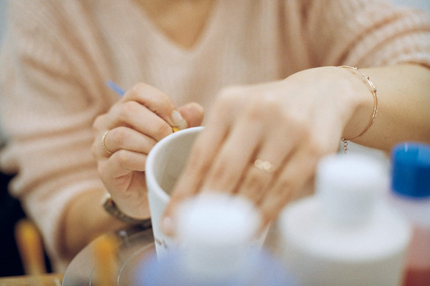 Special students - Ceramic painting workshop - Paris 3