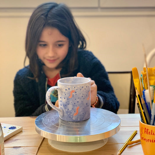 Ceramic painting session - Parent/Child - Paris 17