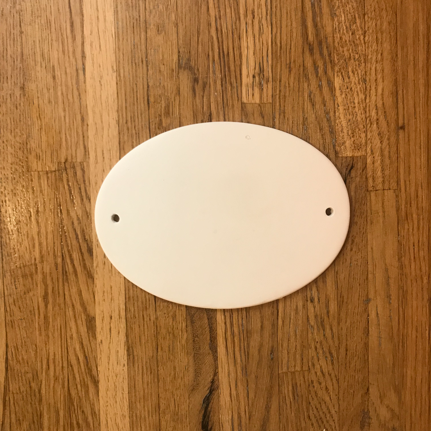 Ceramic to decorate - Oval door panel