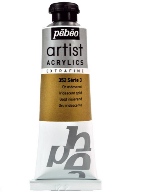 Gold acrylic paint - 20ml tube