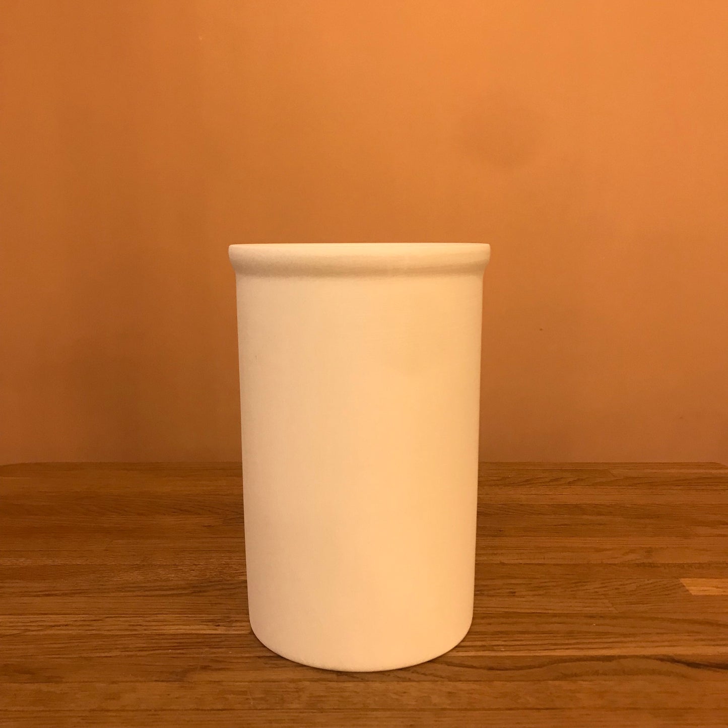Ceramic to decorate - Cylinder with rim