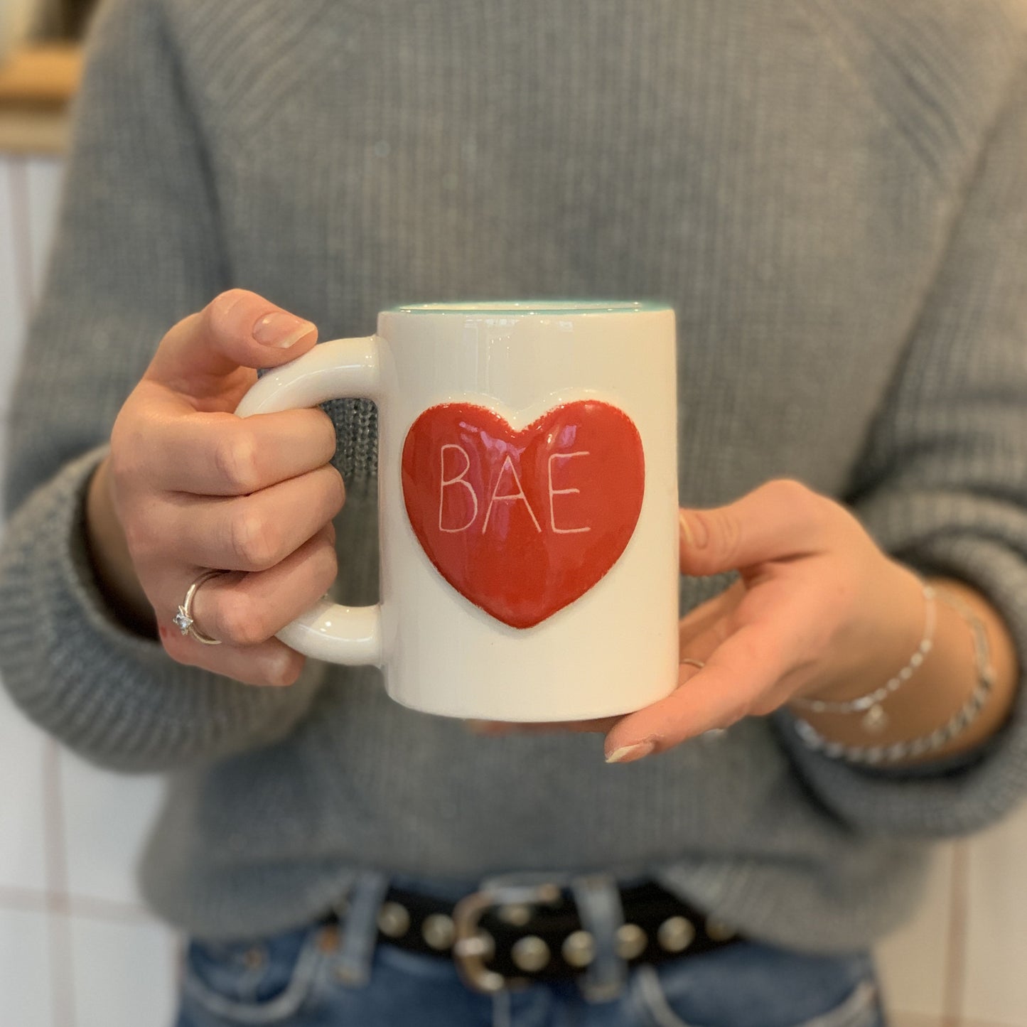 Ceramic to decorate - Heart Mug