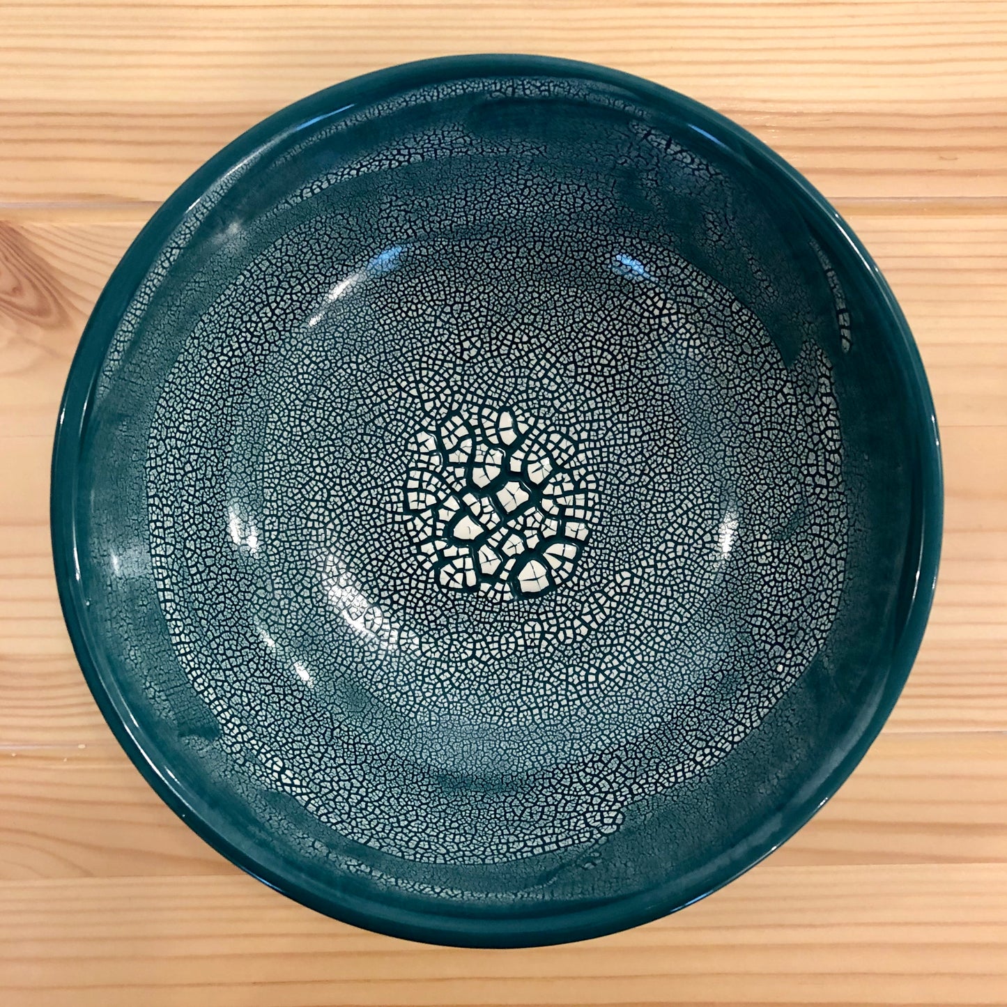 Ceramic paint - White flake effect (cracked)
