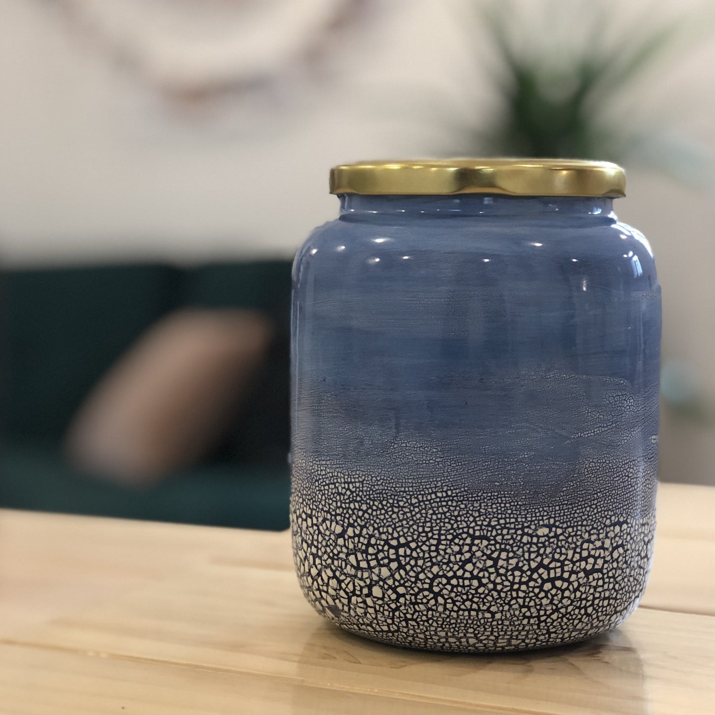 Ceramic paint - White flake effect (cracked)