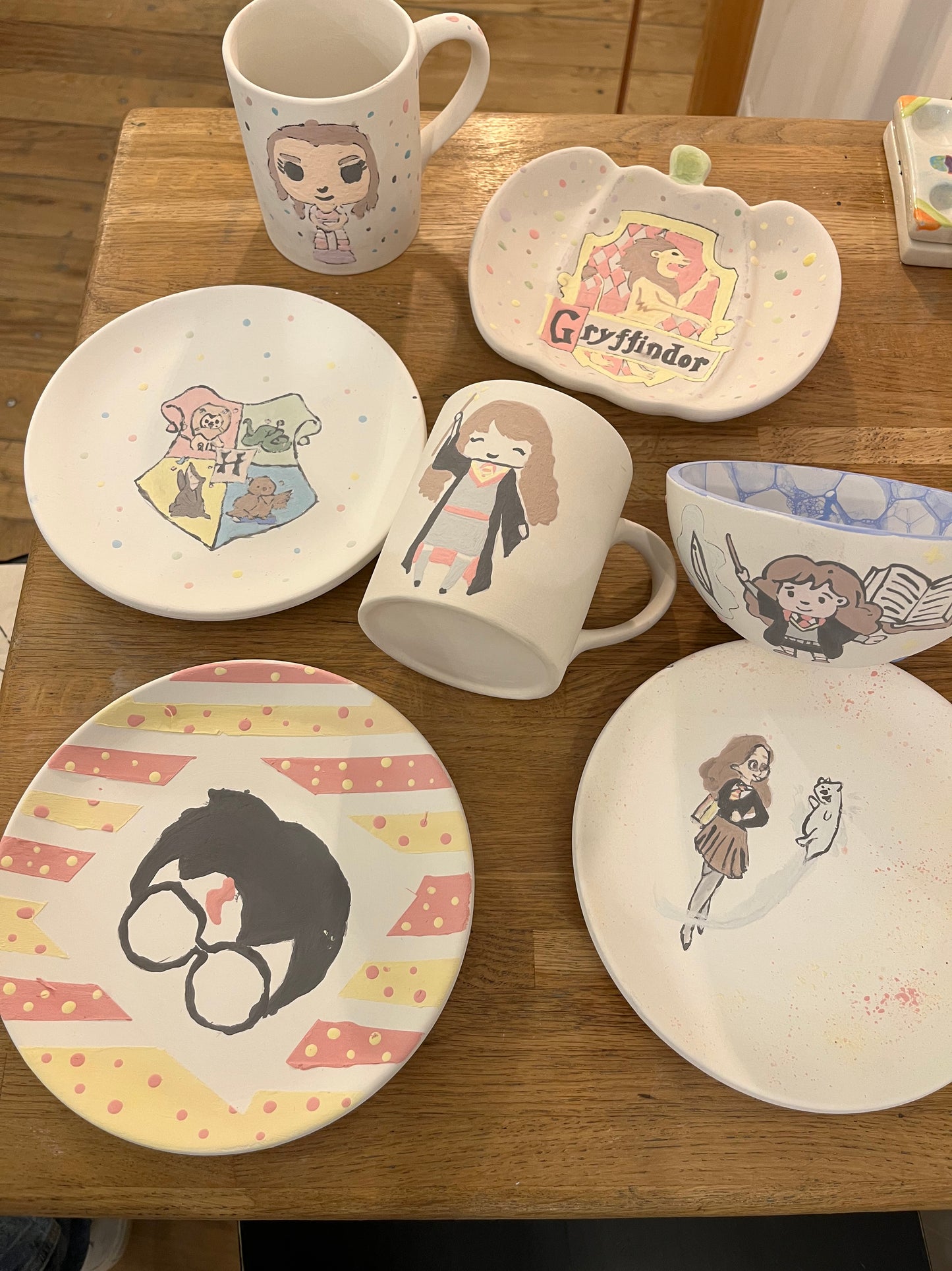 Ceramic painting session - Special wizarding school - Paris 14