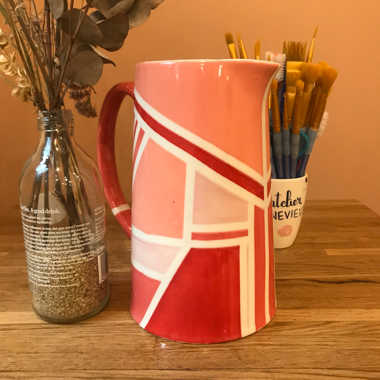 Ceramic to decorate - Straight carafe