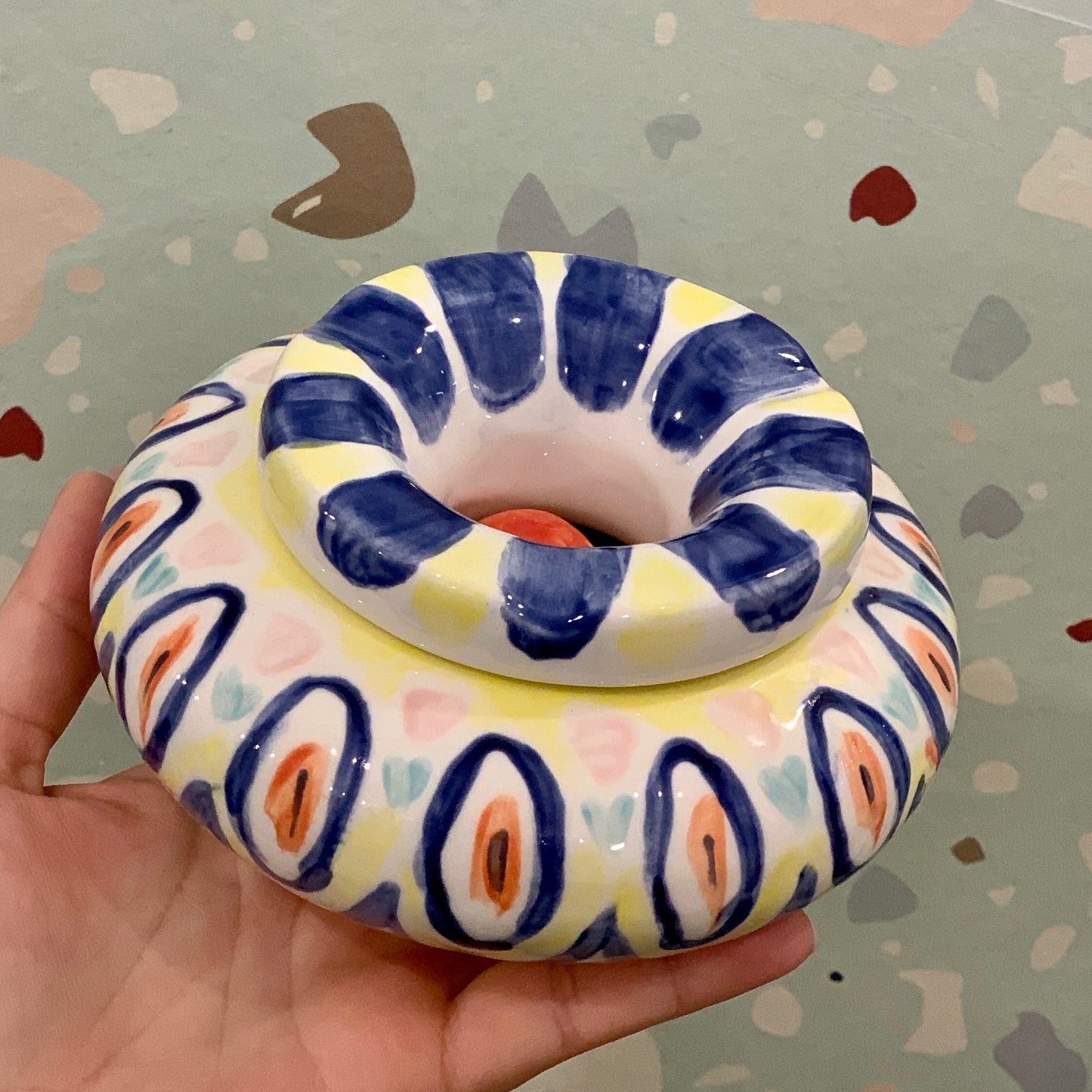 Ceramic to decorate - Moroccan ashtray
