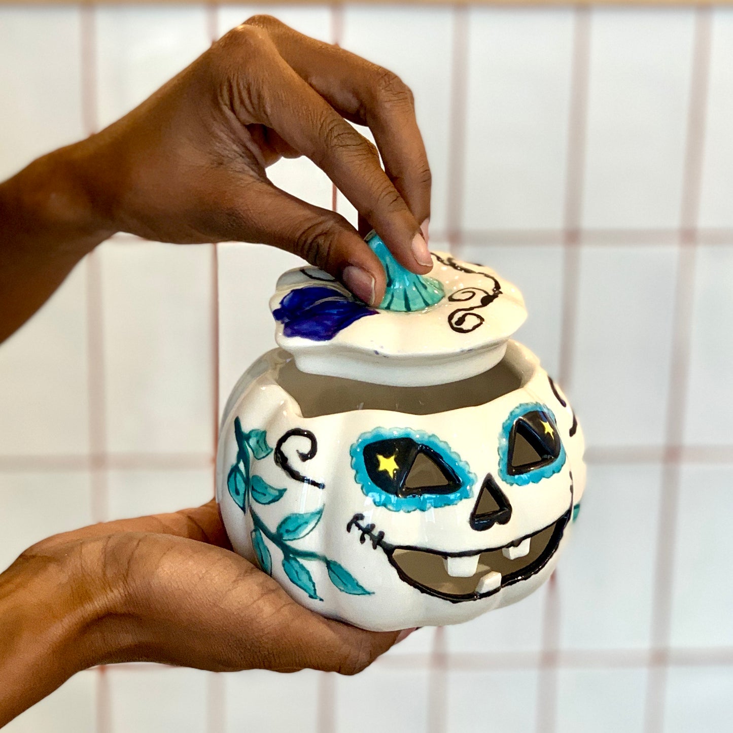 Ceramic to decorate - Halloween pumpkin