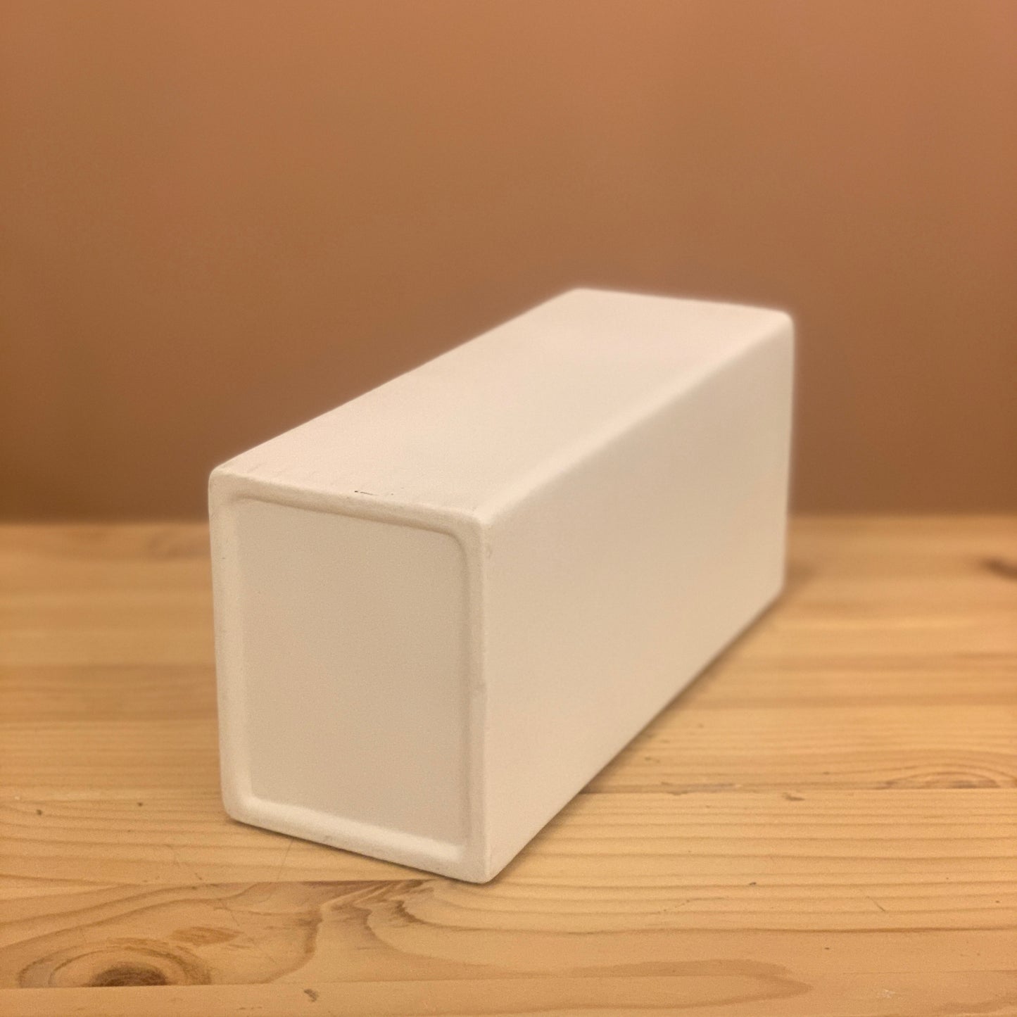 Ceramic to decorate - Large rectangular vase