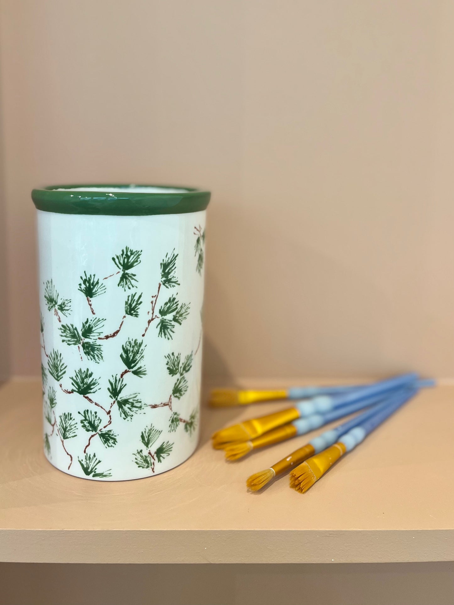 Ceramic to decorate - Cylinder with rim