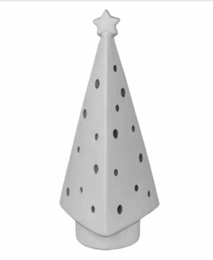 Céramique à décorer - Lanterne sapin de Noël