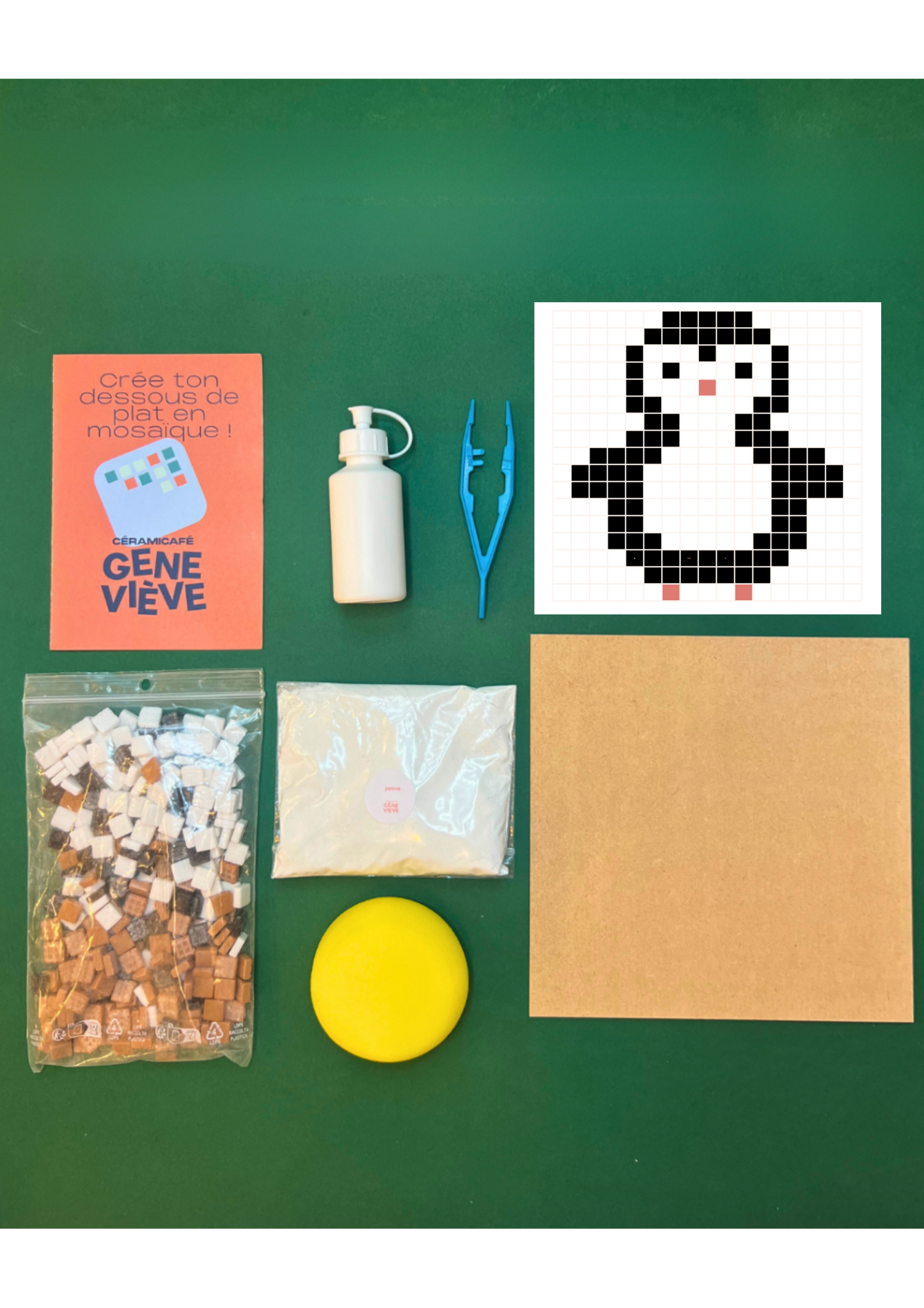 Children's mosaic box