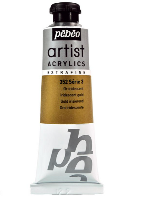 Peinture acrylique dorée - Tube 20ml