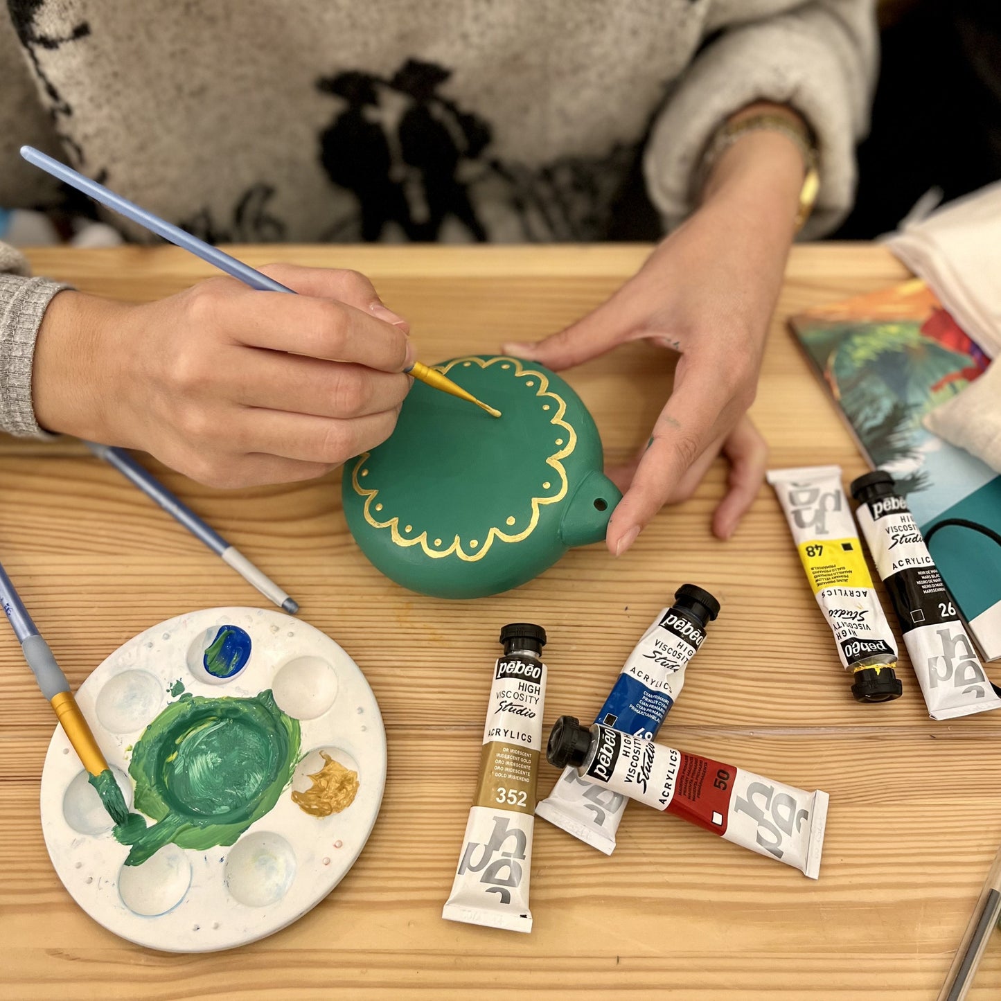Kit Peinture sur céramique - décorations de Noël (sans cuisson)