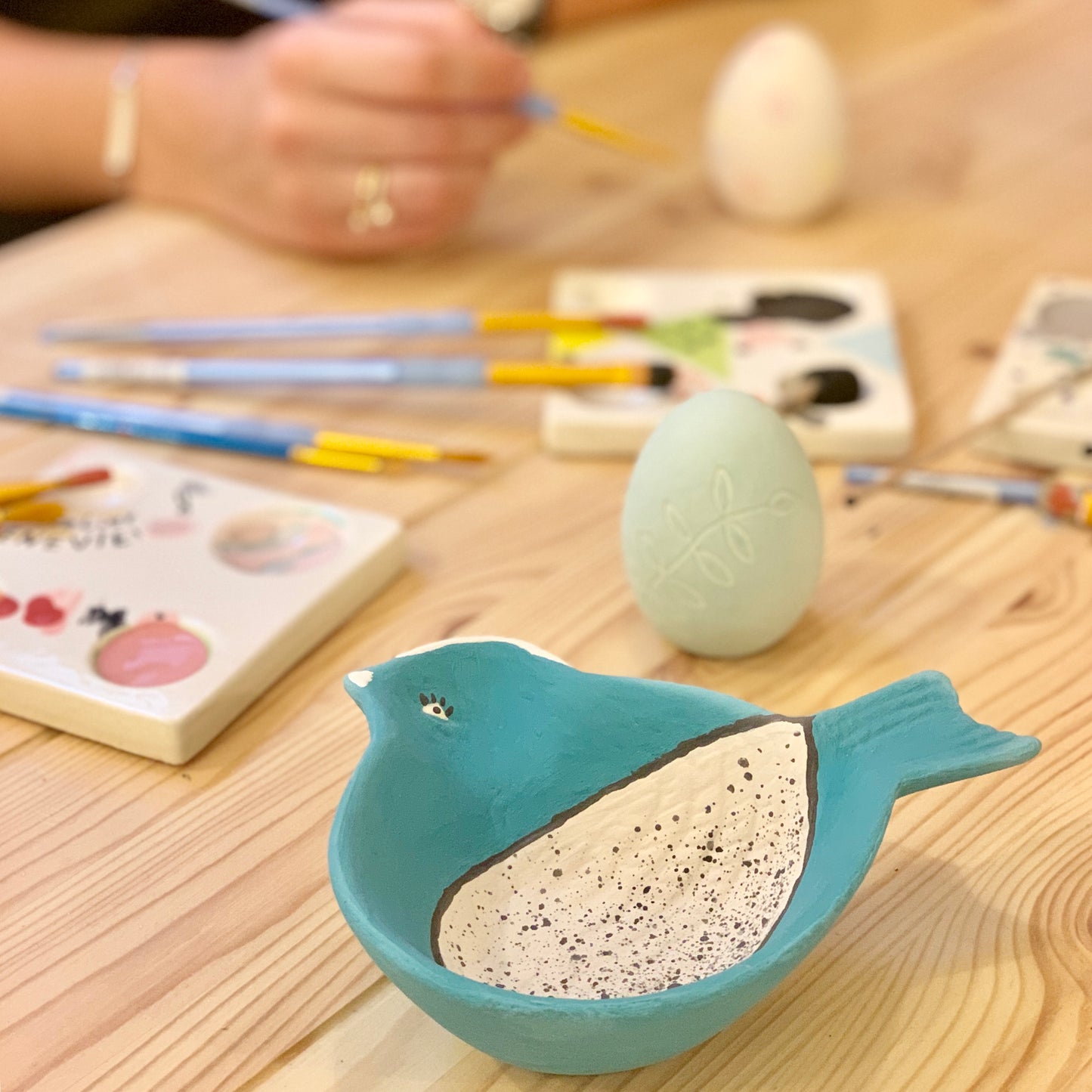 Céramique à décorer - Bol oiseau