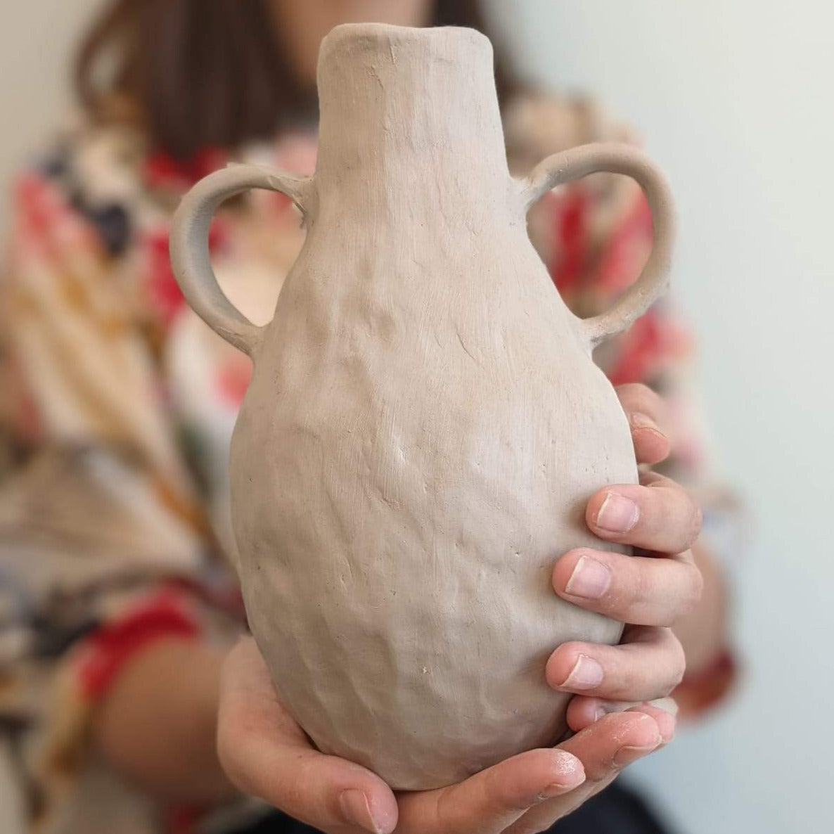 Kit modelage - Créer son vase en argile autodurcissante