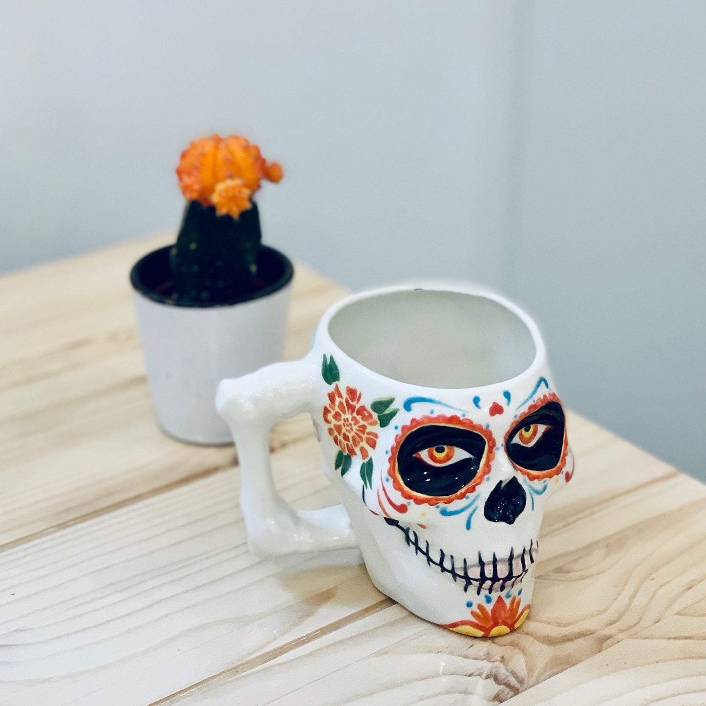 Céramique à décorer - Mug tête de mort